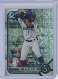 2022 Bowman Chrome Julio Rodriguez Mojo Refractor