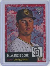 2022 Topps Chrome Platinum MacKENZIE Gore Red Refractor /5