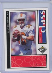 1998 UD Choice Peyton Manning Rookie Card