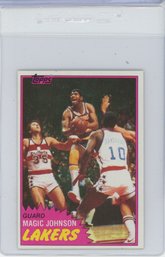 1981 Topps Magic Johnson Second Year Card