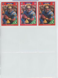 3 1989 Pro Set Troy Aikman Rookies