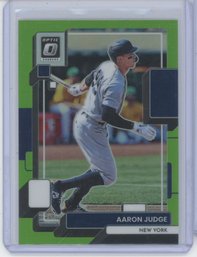 2022 Optic Aaron Judge Green Prizm