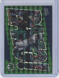 2022 Prizm Aaron Judge Bang Green Mosaic Prizm