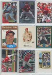 16 Card Joey Votto Lot Including Rookies