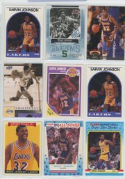 10 Card Magic Johnson Lot Including Vintage