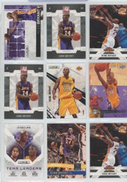 9 Card Kobe Bryant Lot