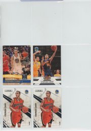 4 Card Second Year Stephen Curry Lot