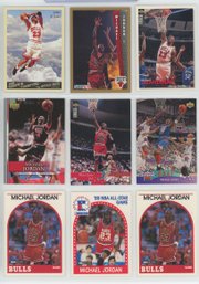 9 Card Michael Jordan Lot