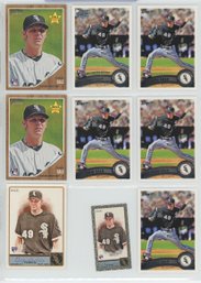 9 Chris Sale Rookie Card Lot