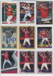 9 Card Mike Trout Lot