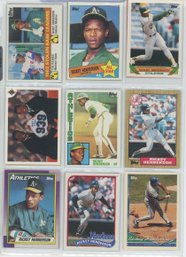 16 Card Rickey Henderson Lot