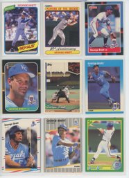 17 Card George Brett Lot