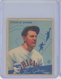 1934 Goudey Charlie Grimm