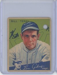 1934 Goudey Bill Terry