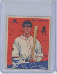 1934 Goudey Paul Waner