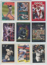 17 Card Ken Griffey Jr Lot