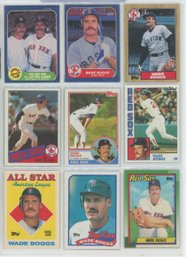 15 Card Wade Boggs Lot Including 1983 Rookie