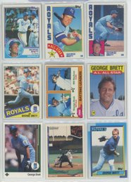 17 Card George Brett Lot