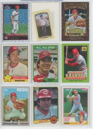 11 Card Johnny Bench Lot