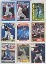 11 Card Bo Jackson Lot