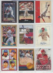 11 Card Albert Pujols Lot