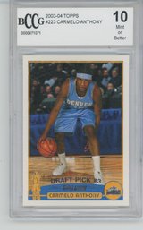 2003 Topps Carmelo Anthony Rookie BCCG 10