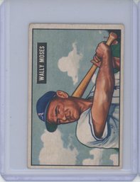 1951 Bowman Wally Moses