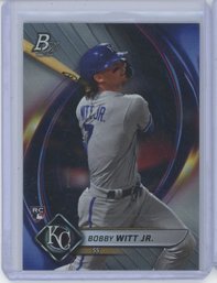 2022 Bowman Platinum Bobby Witt Jr Rookie Card