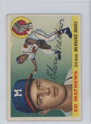 1955 Topps Eddie Mathews