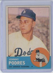 1963 Topps Johnny Podres