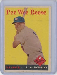 1958 Topps Pee Wee Reese