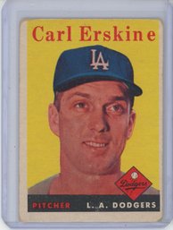 1958 Topps Carl Erskine