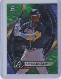 2023 Bowman Platinum Ronald Acuna Numbered /299