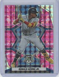 2022 Mosaic Ronald Acuna Pink Mosaic Prizm