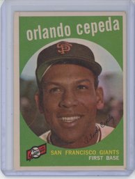 1959 Topps Orlando Cepeda