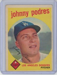 1959 Topps Johnny Podres