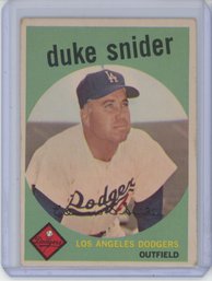 1959 Topps Duke Snider