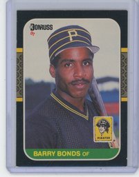 1987 Donruss Barry Bonds Rookie