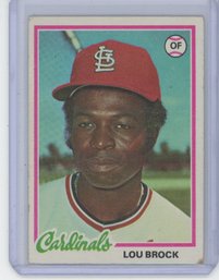 1978 Topps Lou Brock