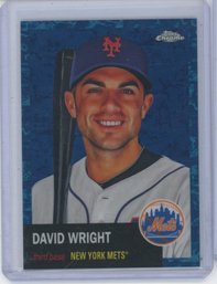 2022 Topps Chrome Platinum David Wright Blue Refractor /199