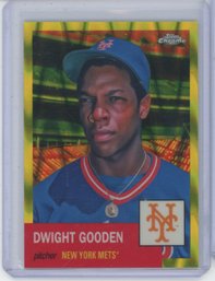 2022 Topps Chrome Platinum Dwight Gooden Yellow Refractor /250