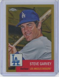 2022 Topps Chrome Platinum Steve Garvey Gild Refractor /50