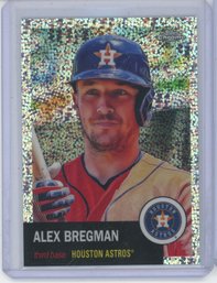 2022 Topps Chrome Platinum Alex Bregman Sparkle Refractor /150