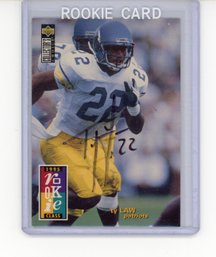 Ty Law Signed Rookie Card