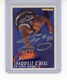 Shaquille Oneal Shaq Signed Card Estate Find