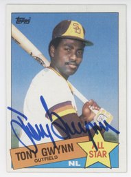 1985 Topps Tony Gwynn All Star Signed