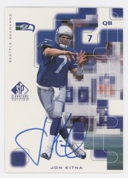 1999 SP Signature Edition Jon Kitna On Card Auto