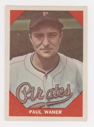 1960 Fleer Paul Waner