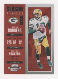 2017 Contenders Optic Aaron Rodgers Red Prizm #/199