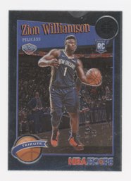 2019 Hoops Premium Stock Tribute Zion Williamson Rookie